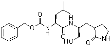 N-[(1S)-1-[[[(1S)-1-(羟基甲基)-2-(2-氧代-3-吡咯烷基)乙基]氨基]羰基]-3-甲基丁基]氨基甲酸苄酯分子结构 (CAS 1333231-43-8)