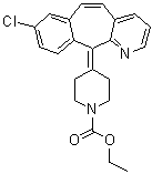 Ethyl 4-(8-chloro-11H-benzo[5,6]cyclohepta[1,2-b]pyridin-11-ylidene)-1-piperidinecarboxylate molecular structure (CAS 133330-56-0)