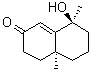 (4aS-cis)-4,4a,5,6,7,8-Hexahydro-8-hydroxy-4a,8-dimethyl-2(3H)-naphthalenone molecular structure (CAS 133369-42-3)