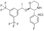 Des-1,2,4-triazol-3-one-5-methyl (2R,3R,2-(S))-Aprepitant Hydrochloride molecular structure (CAS 1333998-21-2)