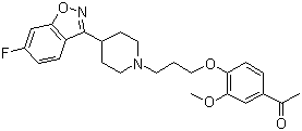 Iloperidone molecular structure (CAS 133454-47-4)