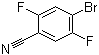 4-Bromo-2,5-difluorobenzonitrile molecular structure (CAS 133541-45-4)