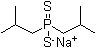 Sodium diisobutyldithiophosphinate molecular structure (CAS 13360-78-6)