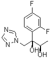 (2R,3R)-2-(2,4-Difluorophenyl)-1-(1H-1,2,4-triazol-1-yl)-2,3-butanediol molecular structure (CAS 133775-25-4)
