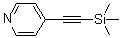 structure of CAS# 133810-35-2, 4-(Trimethylsilanylethynyl)pyridine;4-(Trimethylsilylethynyl)pyridine