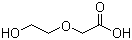 (2-Hydroxyethoxy)acetic acid molecular structure (CAS 13382-47-3)