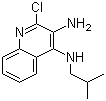 2-Chloro-N4-(2-methypropyl)-3,4-quinolinediamine molecular structure (CAS 133860-76-1)