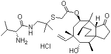 Valnemulin hydrochloride molecular structure (CAS 133868-46-9)