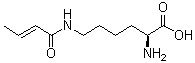 structure of CAS# 1338823-35-0, N6-(1-Oxo-2-buten-1-yl)-L-lysine