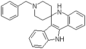 5,11-Dihydro-1'-(phenylmethyl)-spiro[6H-indolo[3,2-c]quinoline-6,4'-piperidine] molecular structure (CAS 133890-75-2)