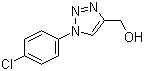 结构式 CAS# 133902-66-6, 1-(4-氯苯基)-4-甲醇基-1H-1,2,3-三唑