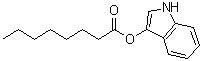 Octanoic acid 1H-indol-3-yl ester molecular structure (CAS 133950-66-0)