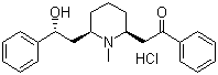 盐酸洛贝林分子结构 (CAS 134-63-4)