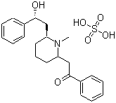 结构式 CAS# 134-64-5, 硫酸山梗菜碱