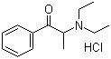 结构式 CAS# 134-80-5, 盐酸安非拉酮; 安非拉酮盐酸盐; 2-(二乙基氨基)-1-苯基-1-丙酮盐酸盐