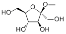 甲基 beta-D-呋喃果糖苷分子结构 (CAS 13403-14-0)
