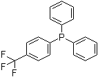 Diphenyl[4-(trifluoromethyl)phenyl]phosphine molecular structure (CAS 13406-28-5)