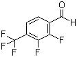 2,3-Difluoro-4-(trifluoromethyl)benzaldehyde molecular structure (CAS 134099-20-0)