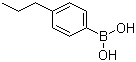 结构式 CAS# 134150-01-9, 4-丙基苯硼酸