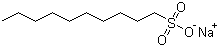 结构式 CAS# 13419-61-9, 1-癸烷磺酸钠