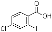 4-Chloro-2-iodobenzoic acid molecular structure (CAS 13421-13-1)