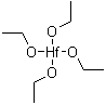 structure of CAS# 13428-80-3, Hafnium tetraethoxide;Hafnium(IV) ethoxide; Tetraethoxyhafnium