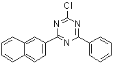 2-Chloro-4-(2-naphthalenyl)-6-phenyl-1,3,5-triazine molecular structure (CAS 1342819-12-8)