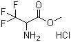 3,3,3-Trifluoroalanine methyl ester hydrochloride molecular structure (CAS 134297-36-2)