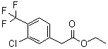 结构式 CAS# 1345037-05-9, [3-氯-4-(三氟甲基)苯基]乙酸乙酯