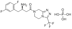 4-Desfluoro Sitagliptin molecular structure (CAS 1345822-87-8)