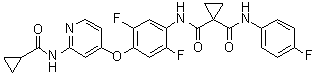 structure of CAS# 1345847-93-9, Altiratinib;DCC 2701; DP 5164