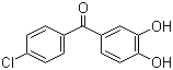 结构式 CAS# 134612-84-3, 4'-氯-3,4-二羟基二苯甲酮