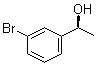 (S)-1-(3-溴苯基)乙醇分子结构 (CAS 134615-22-8)