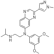 Erdafitinib molecular structure (CAS 1346242-81-6)