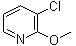 structure of CAS# 13472-84-9, 3-Chloro-2-methoxypyridine;2-Methoxy-3-chloropyridine