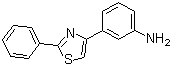 3-(2-Phenylthiazol-4-yl)phenylamine molecular structure (CAS 134812-32-1)