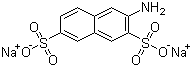 2-萘胺-3,6-二磺酸钠盐分子结构 (CAS 135-50-2)