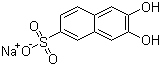 结构式 CAS# 135-53-5, 2,3-二羟基萘-6-磺酸钠