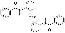 结构式 CAS# 135-57-9, 2,2'-二苯甲酰氨基二苯二硫