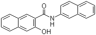 N-2-萘基-3-羟基-2-萘甲酰胺分子结构 (CAS 135-64-8)