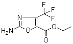 structure of CAS# 135026-17-4, Ethyl 2-amino-4-trifluoromethyloxazole-5-carboxylate;2-Amino-4-(trifluoromethyl)-5-oxazolecarboxylic acid ethyl ester