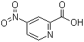 结构式 CAS# 13509-19-8, 4-硝基-2-吡啶羧酸