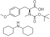 N-[(1,1-Dimethylethoxy)carbonyl]-N-methyl-O-methyl-L-tyrosine dicyclohexylammonium salt molecular structure (CAS 135103-27-4)