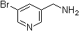结构式 CAS# 135124-70-8, 5-溴-3-吡啶甲胺