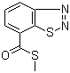 structure of CAS# 135158-54-2, Acibenzolar-S-methyl;1,2,3-Benzothiadiazole-7-carbothioic acid S-methyl ester; Actigard; Actigard AM 87; BTH; BTH (agrochemical); Bendicar; Benzothiadiazole; Bion