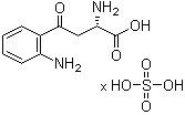 (S)-alpha,2-二氨基-gamma-氧代苯丁酸硫酸盐分子结构 (CAS 13535-93-8)