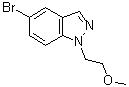 5-Bromo-1-(2-methoxyethyl)-1H-indazole molecular structure (CAS 1354220-34-0)