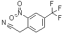 2-Nitro-4-(trifluoromethyl)benzeneacetonitrile molecular structure (CAS 13544-06-4)