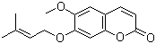 6-Methoxy-7-prenyloxycoumarin molecular structure (CAS 13544-37-1)