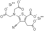 Strontium ranelate molecular structure (CAS 135459-87-9)